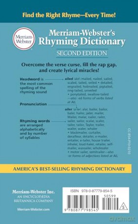 Merriam Websters Rhyming Dictionary [KSIĄŻKA]