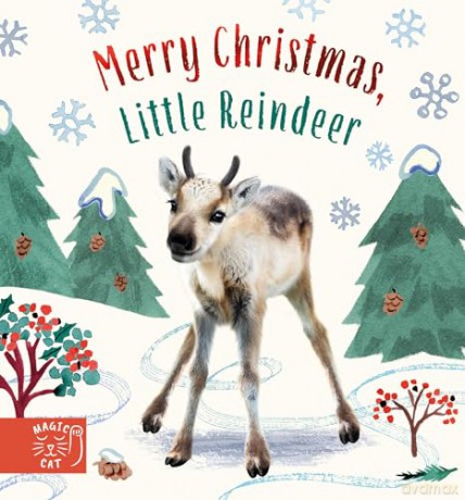 Merry Christmas Little Reindeer - Wood Amanda [KSIĄŻKA]