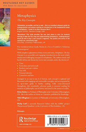 Metaphysics The Key Concepts - Helen Beebee [KSIĄŻKA]