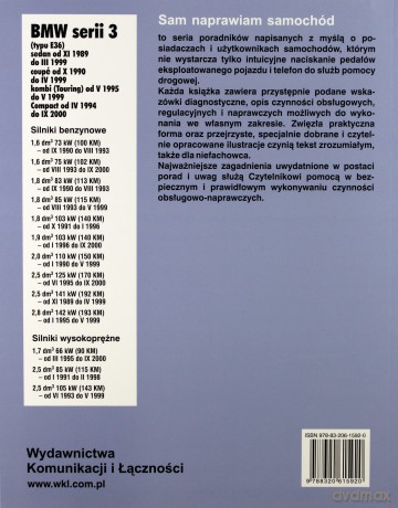Bmw Serii 3 E36 - Etzold H.R. [KSIĄŻKA]