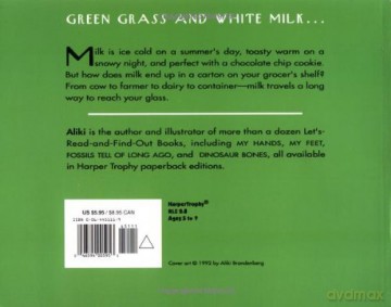 Milk From Cow To Carton - Aliki [KSIĄŻKA]