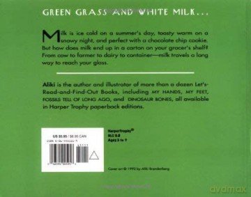 Milk From Cow To Carton - Aliki [KSIĄŻKA]
