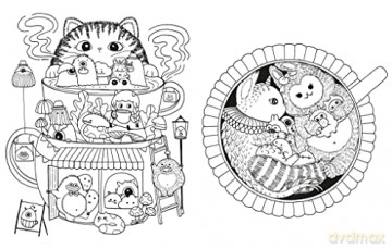Million Little Monsters Colouring Book - Lulu Mayo [KSIĄŻKA]