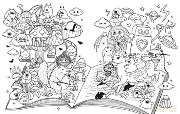 Million Little Monsters Colouring Book - Lulu Mayo [KSIĄŻKA]