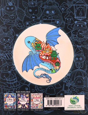 Million Little Monsters Colouring Book - Lulu Mayo [KSIĄŻKA]