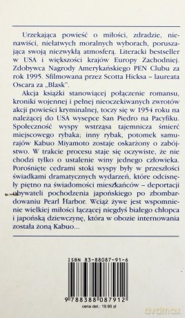 Cedry Pod Śniegiem (Pocket) - Guterson Dawid [KSIĄŻKA]