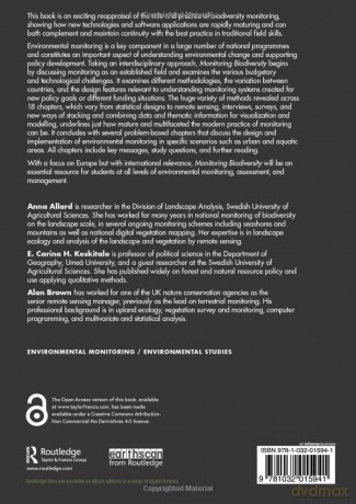 Monitoring Biodiversity - Anna Allard [KSIĄŻKA]
