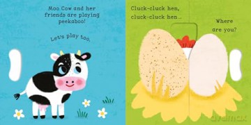 Moo Cow Moo Cow Peekaboo - Grace (Ill) Habib [KSIĄŻKA]