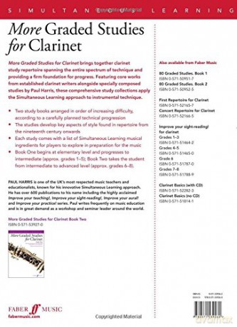 More Graded Studies For Clarinet Book 1 - Paul Harris [KSIĄŻKA]