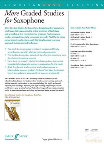 More Graded Studies For Saxophone Book 1 - Paul Harris [KSIĄŻKA]