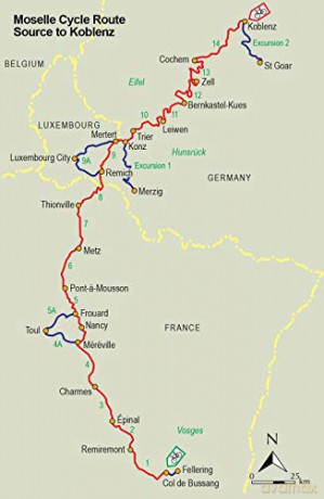 Moselle Cycle Route - Mike Wells [KSIĄŻKA]