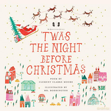 Mr Boddingtons Studio Twas The Night Bef - Clarke Cleme Moore [KSIĄŻKA]
