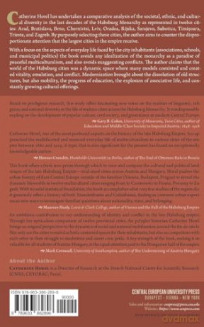 Multicultural Cities Of The Habsburg Emp - Horel [KSIĄŻKA]