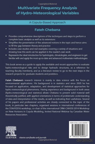 Multivariate Frequency Analysis Of Hydro - Fateh Chebana [KSIĄŻKA]