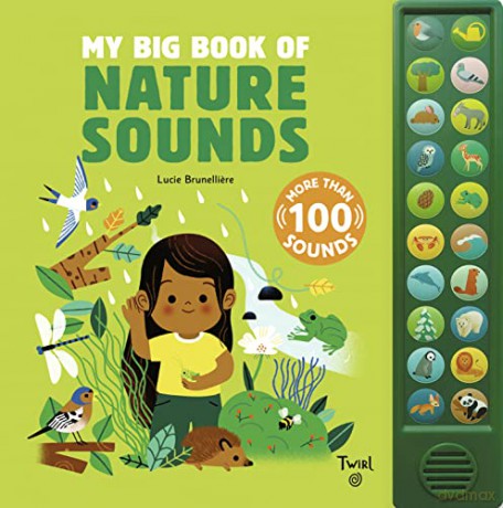 My Big Book Of Nature Sounds Sound Book - Lucie Brunelliere [KSIĄŻKA]