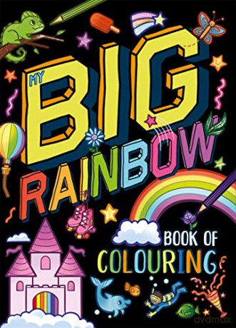 My Big Rainbow Book Of Colouring [KSIĄŻKA]