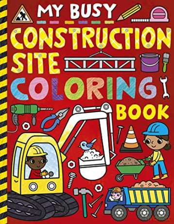 My Busy Construction Coloring - Tiger Tales [KSIĄŻKA]