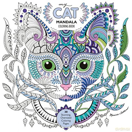 My Cat Mandala Coloring Book - Marica Zottino [KSIĄŻKA]