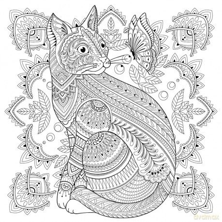 My Cat Mandala Coloring Book - Marica Zottino [KSIĄŻKA]