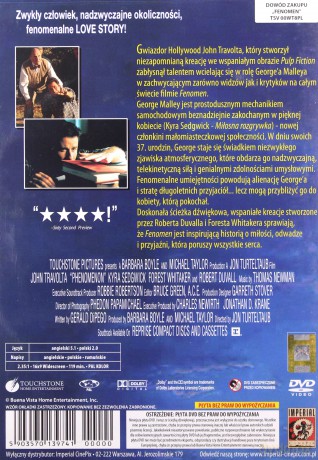 Fenomen (polski lektor) [DVD]