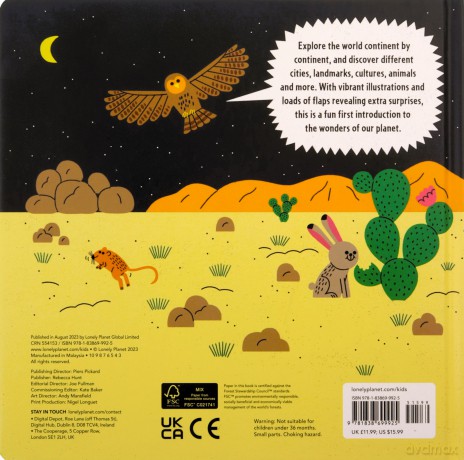 My First Lift The Flap World Atlas - Liz (Illus) Kay [KSIĄŻKA]