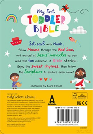 My First Toddler Bible - Katherine Walker [KSIĄŻKA]