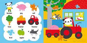 My First Words Book Farm - Fiona Watt [KSIĄŻKA]