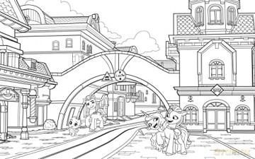 My Little Pony Colouring Book - My Little Pony [KSIĄŻKA]
