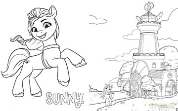 My Little Pony Colouring Book - My Little Pony [KSIĄŻKA]