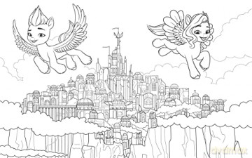 My Little Pony Colouring Book - My Little Pony [KSIĄŻKA]
