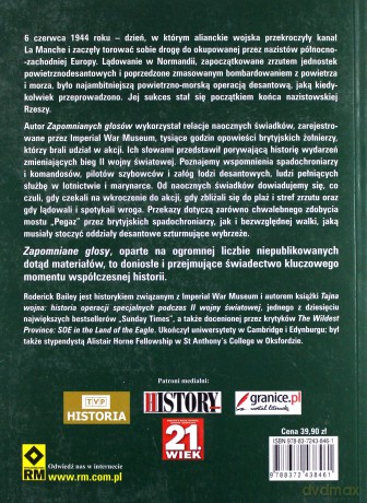 D-Day. Lądowanie W Normandii. Świadkowie Zapomniane Głosy - Bailey R. [KSIĄŻKA]