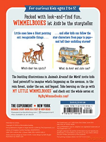 My Little Wimmelbook Animals Around The - Stefan Lohr [KSIĄŻKA]