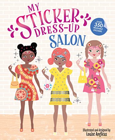 My Sticker Dress Up Salon - Louise Anglicas [KSIĄŻKA]