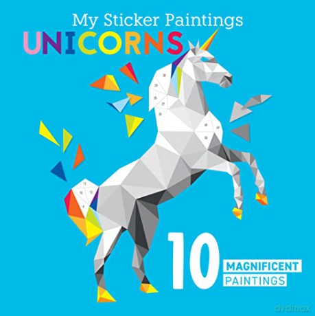 My Sticker Paintings Unicorns - Clorophyl Editions [KSIĄŻKA]