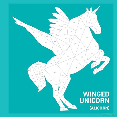 My Sticker Paintings Unicorns - Clorophyl Editions [KSIĄŻKA]