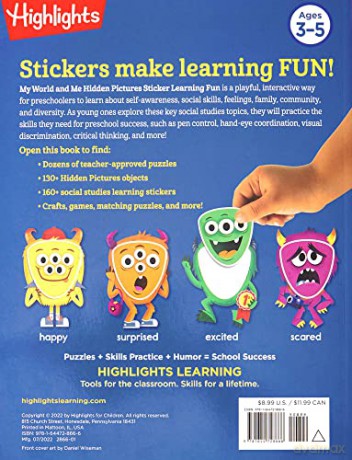 My World Hp Sticker Learning - Highlights Learning [KSIĄŻKA]