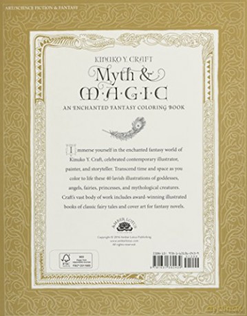 Myth Magic Coloring Book - Kinuko Craft [KSIĄŻKA]
