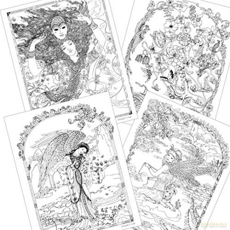Myth Magic Coloring Book - Kinuko Craft [KSIĄŻKA]