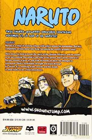 Naruto 3 In 1 67 68 69 Vol 23 - Masashi Kishimoto [KSIĄŻKA]