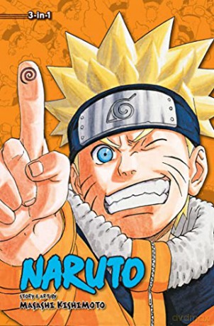 Naruto 3 In 1 Edition 8 - Masashi Kishimoto [KSIĄŻKA]
