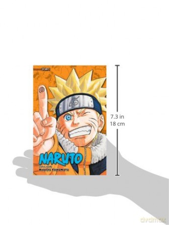 Naruto 3 In 1 Edition 8 - Masashi Kishimoto [KSIĄŻKA]