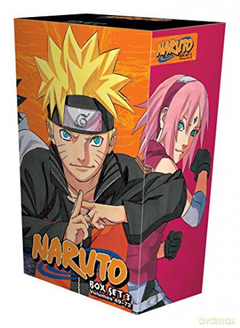 Naruto Box Set 3 Vol 49-72 - Masashi Kishimoto [KSIĄŻKA]