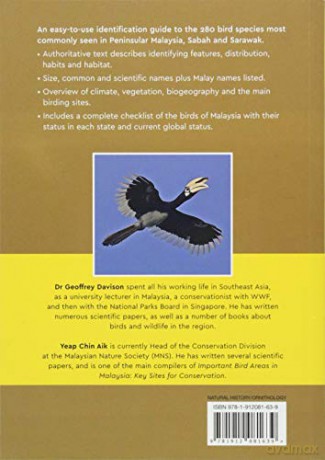 Naturalists Guide To Birds Of Malaysia - Geoffrey Davison [KSIĄŻKA]