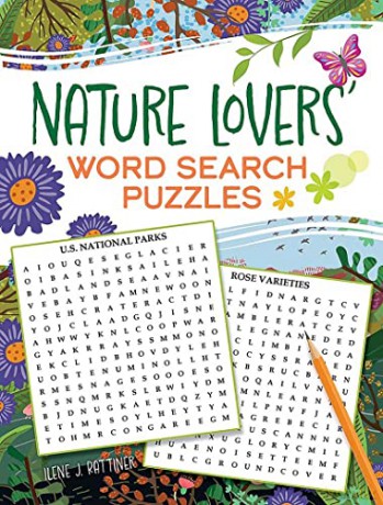 Nature Lovers Word Search Puzzles Book - Ilene Rattine [KSIĄŻKA]