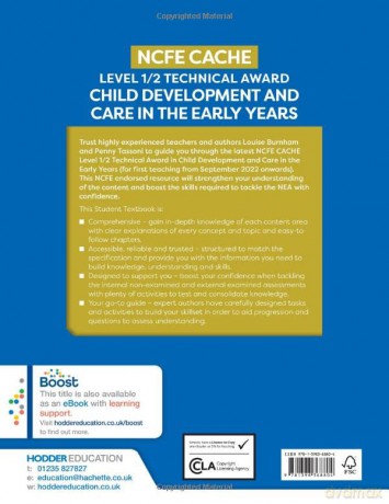 Ncfe Cache Level 1 2/Child Development - Louise Burnham [KSIĄŻKA]