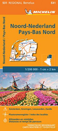 Netherlands North Michelin Regional Map - Michelin [KSIĄŻKA]