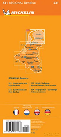 Netherlands North Michelin Regional Map - Michelin [KSIĄŻKA]