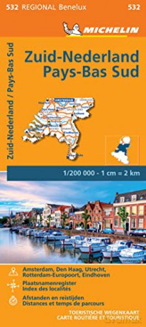 Netherlands South Michelin Regional Map - Michelin [KSIĄŻKA]