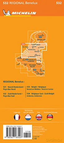 Netherlands South Michelin Regional Map - Michelin [KSIĄŻKA]