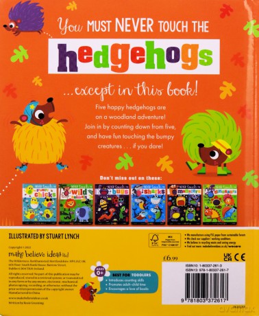 Never Touch The Hedgehogs - Rosie Greening [KSIĄŻKA]